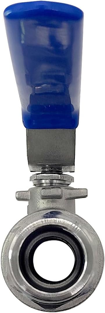 Stainless Steel Full Flow 3/4 Garden Hose Shut Off Valve GHT Thread Heavy Duty Connector