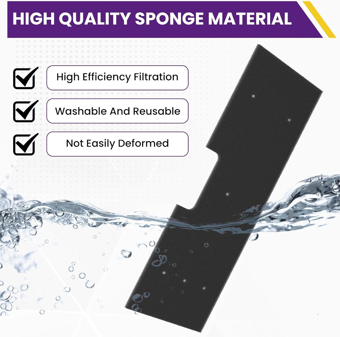 4 Pack WH01X35719 Lint Filter, Hand Washable Replacement Lint Filter Compatible with G-E Profile Washer Dryer Combo, for Models: PFQ97HSPVDS