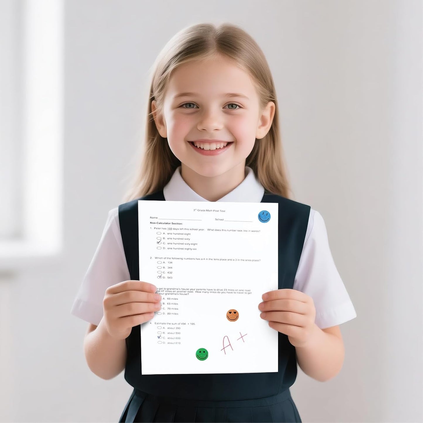 6000Pcs Smiley Face Stickers - 3/8'' Holographic Happy Face Stickers Cute Reward Sticker for Kids Classroom Self Adhesive Positive Incentive Sticker for Teacher Calendar One Happy Dude Birthday
