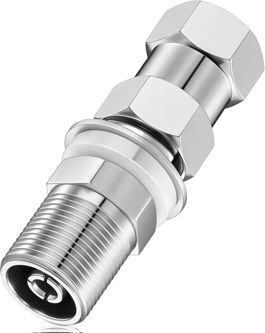 Cb Radio Antenna Heavy Duty So-239 Stud Mount Cb Antenna Standard 3/8 x 24 Threaded Stud Mount Adapter Accessories for Any 1/2" Hole