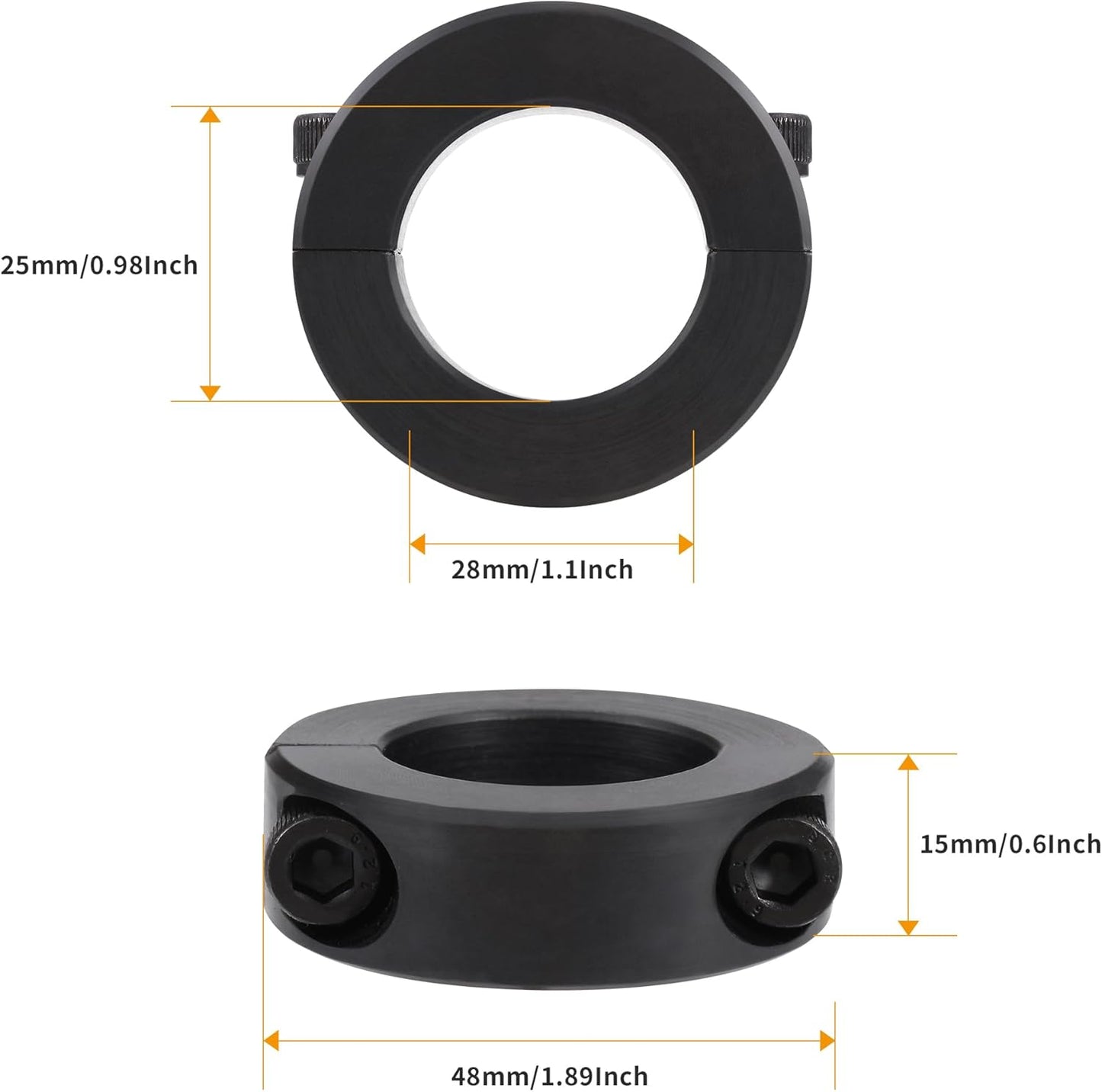 Fix Sinking Office Chair, Steel Gas Lift Cylinder Clamp Holder, Office Chair Saver Kit Adjust Chair Height and Stop Sinking Without Cylinder Replacement, No Tools Required