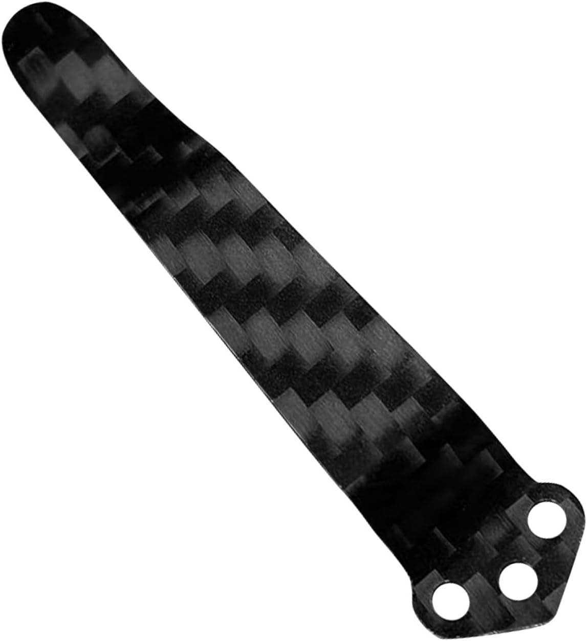 Carbon Fiber Pocket Clip Fits For Benchmade Bugout, Osborne, Bailout, Griptilian, 710, 551, 810, 940, 941, 943, 530, 707, 581 And More, Premium Custom-made Pocket Clip with 3 Pieces Screws, Black