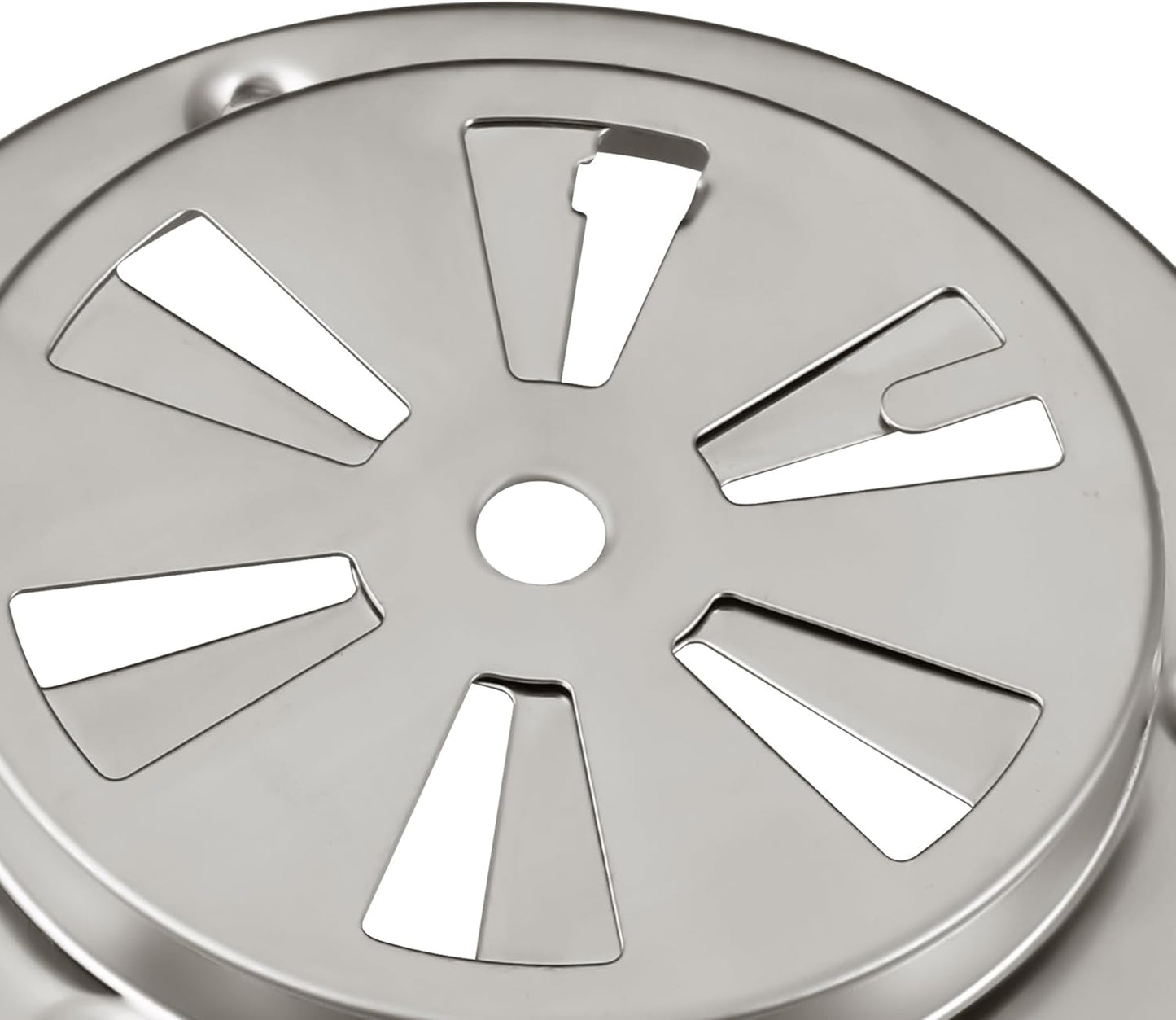 Stainless Steel BBQ Smoker Air Vent - Adjustable Grill Damper for Controlling Airflow - Replacement Parts for Grill and Smoker Vents - 1 Pack