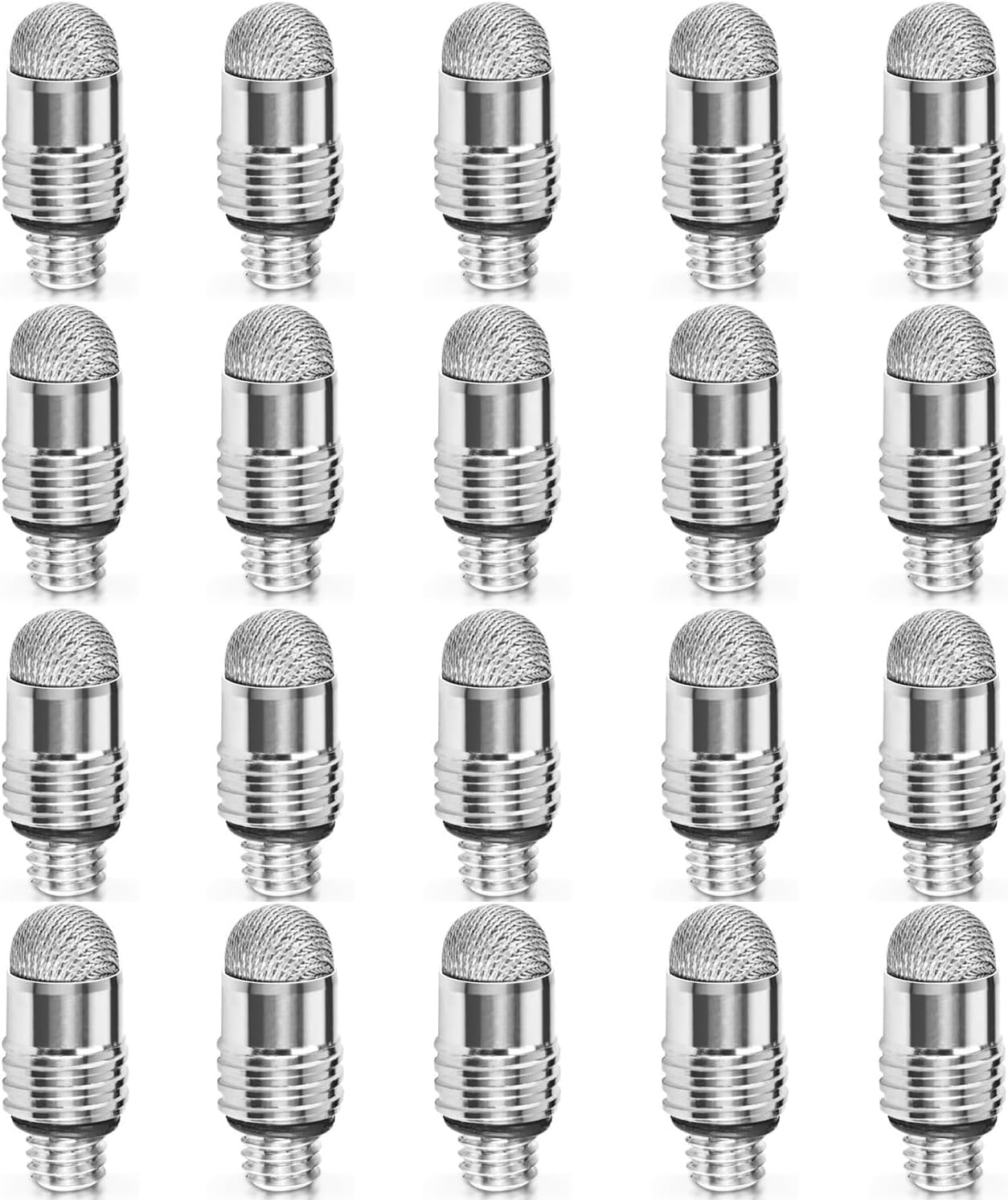 Mesh Fiber Tips (10 Pack)  Stylus Pen Replacement Tips Suitable for capacitive Touch Screen,High Sensitivity, Soft, no Scratch Screen Pen tip