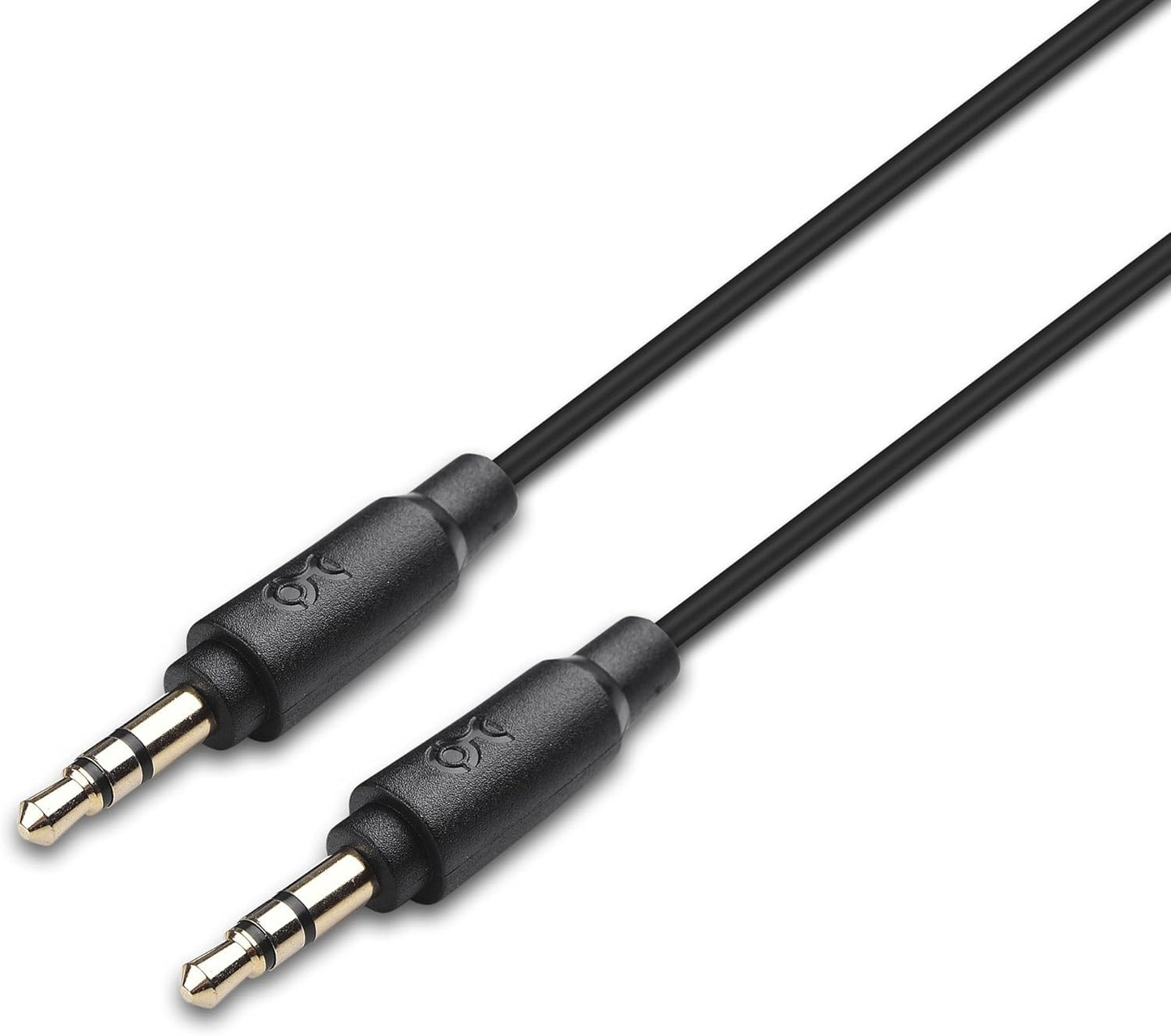 2-Pack Coiled 3.5mm Male to Male Stereo Audio Cable - Stretches from 2 to 4 Feet