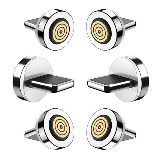 Magnetic Charging Tips 7pin Series lPhone Tips 6pack,Just 3.0A&7Pin Fast Magnetic Connector Tips Adapter Head Compatibility for iProduct Without Data USB Cables
