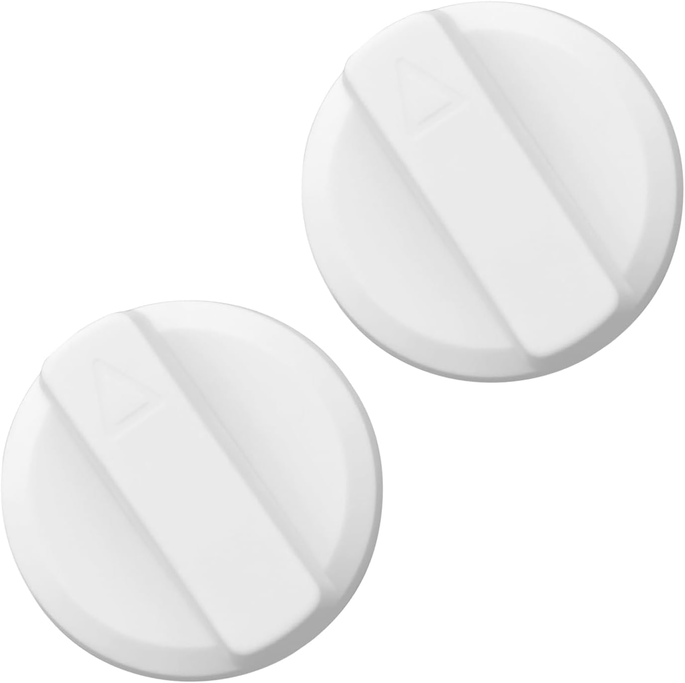 Bidet Seats Replacement Knob Compatible With Luxe Bidet Neo 120 & Neo 185, Knob Accessories for Luxe Bidet Neo 120 & Neo 185, Neo Knob, Non-Electric Bidet Attachment for Toilet Seat, 2 Pcs White