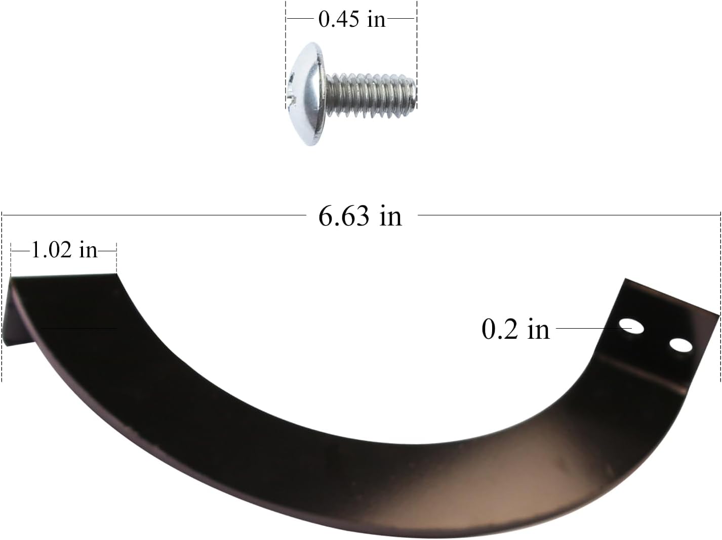 Newly Upgraded BCA002 Grill Lid Door Stop Arc Right Side for Most Traeger Grills, Fits Pro Series 22, Tailgater 20, Century 885, Eastwood 22, Include Door Stop Arc (Right Side) W/Screw