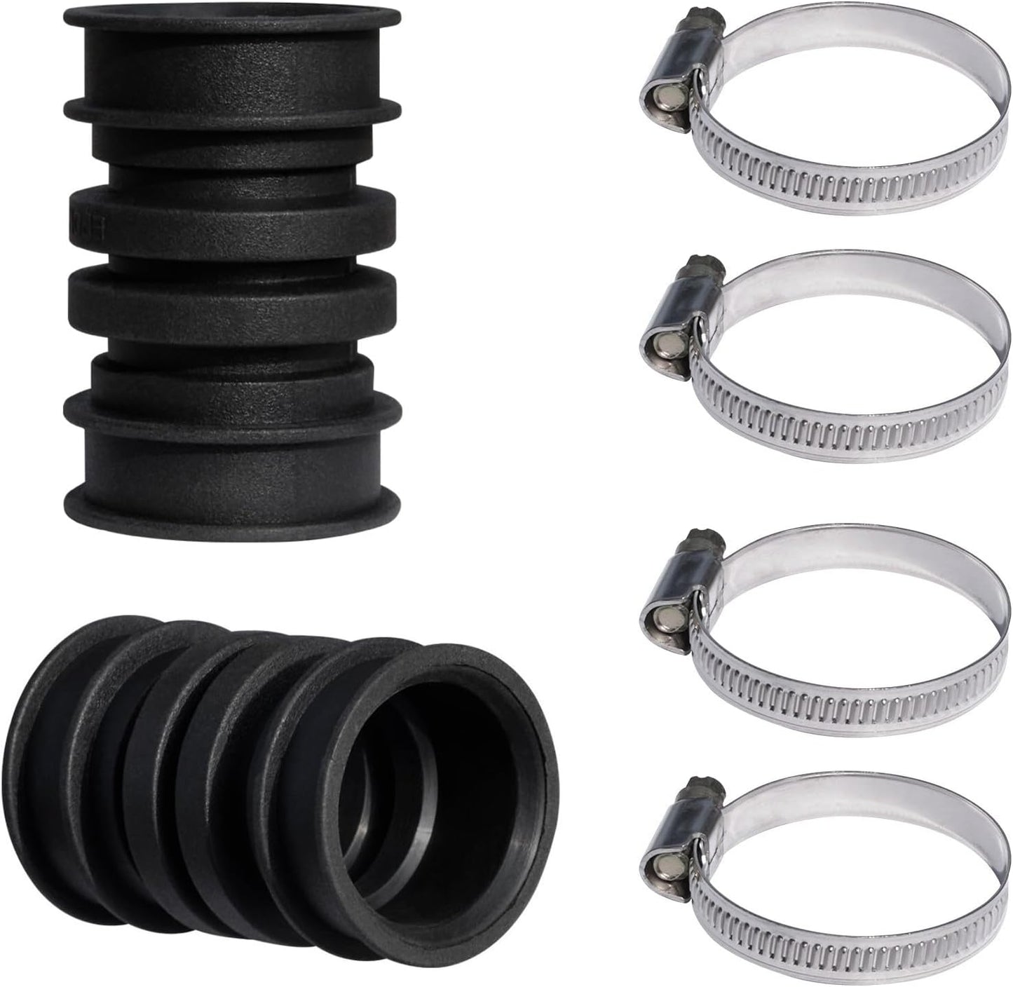 2Pcs W11419334,W11250985 Dishwasher Circulation Pump To Sump Connect Hose Replacement Parts, Fits Jenn Air, Kenmore, Kitchen Aid, Maytag & Whirlpool Dishwashers, Replaces 4960330,AP6981352,PS12745538