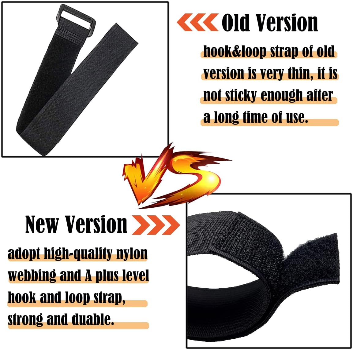 Soft Top Straps,Back Window Straps for Jeep Wrangler JK,Soft Top Tie Down Straps for Jeep,Heavy Duty Rear Window Straps,Black,(Pack of 4)