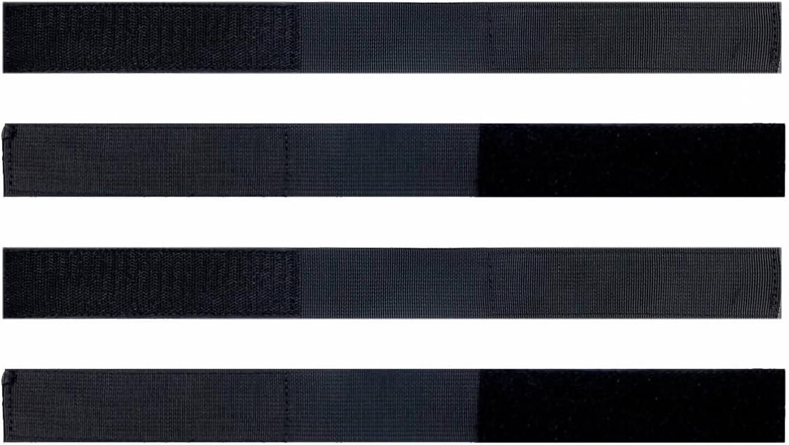 Soft Top Straps,Back Window Straps for Jeep Wrangler JK,Soft Top Tie Down Straps for Jeep,Heavy Duty Rear Window Straps,Black,(Pack of 4)