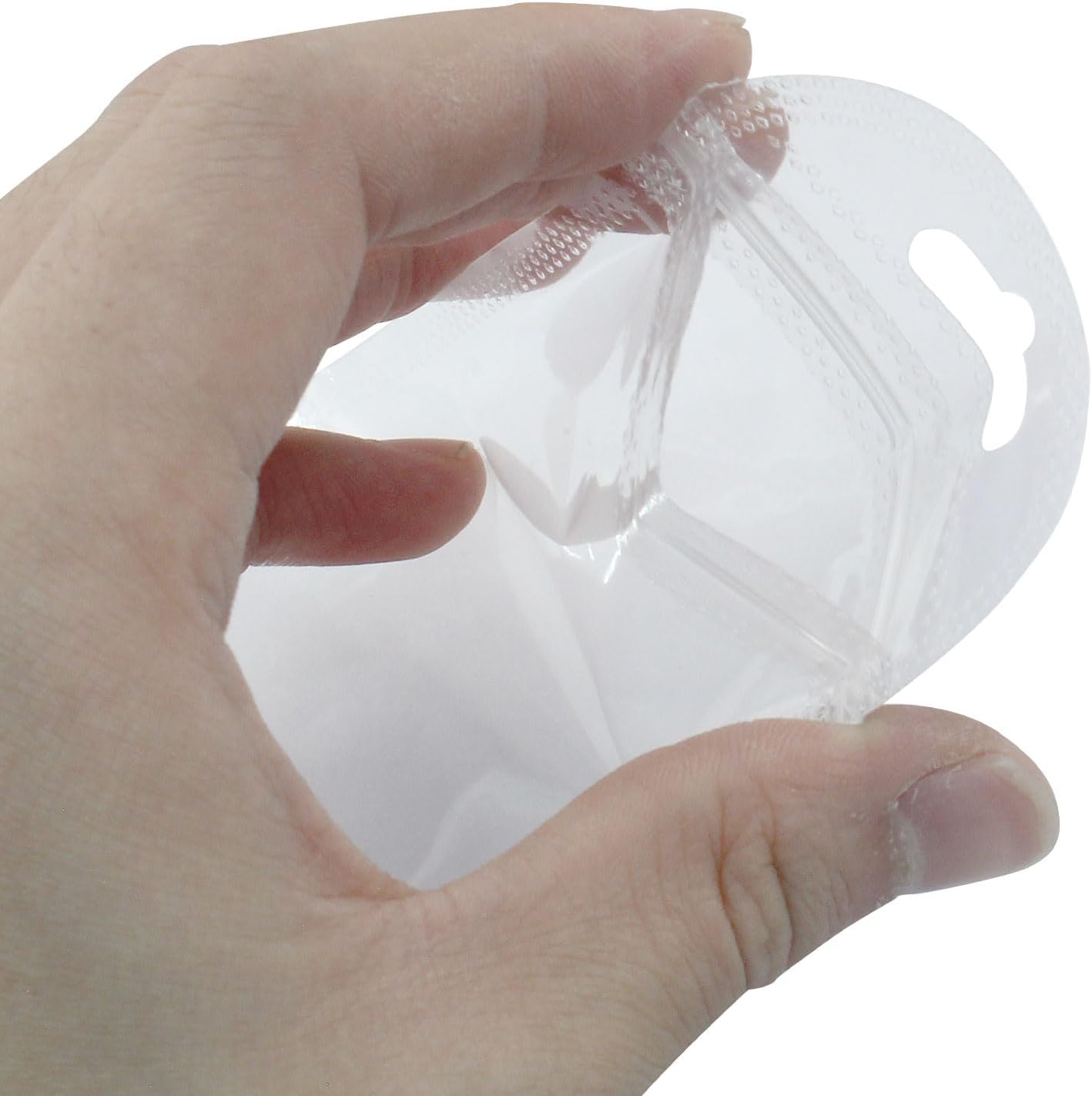 100 Reusable Clear Self Sealing Bags, Zipper Closure, Transparent, Plastic, Square, Waterproof, 7.28 x 2.36 Inches, Ideal for Packaging Pen, Jewelry, Cosmetic, Food, Gift