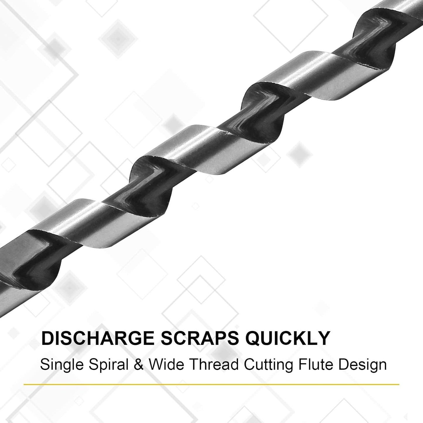 3/8" x 8" Wood Auger Drill Bit with 3/8 Inch Hex Shank Ship Auger Bit, Perfect for Soft & Hard Wood, Plastic, Drywall, PVC