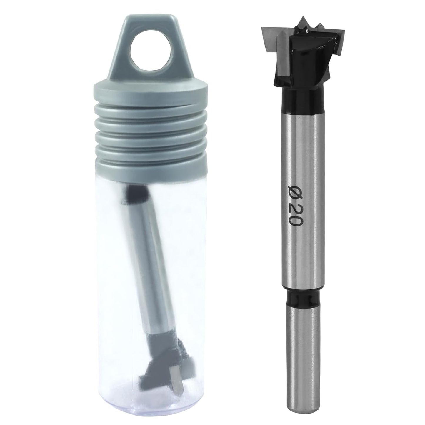 Forstner Drill Bits 20mm (25/32 inch), 2-Cutter Tungsten Carbide Wood Hole Saw Auger Opener Woodworking Tool, Upgraded Higher Hardness Cutter for Woodworking/DIY Enthusiasts.