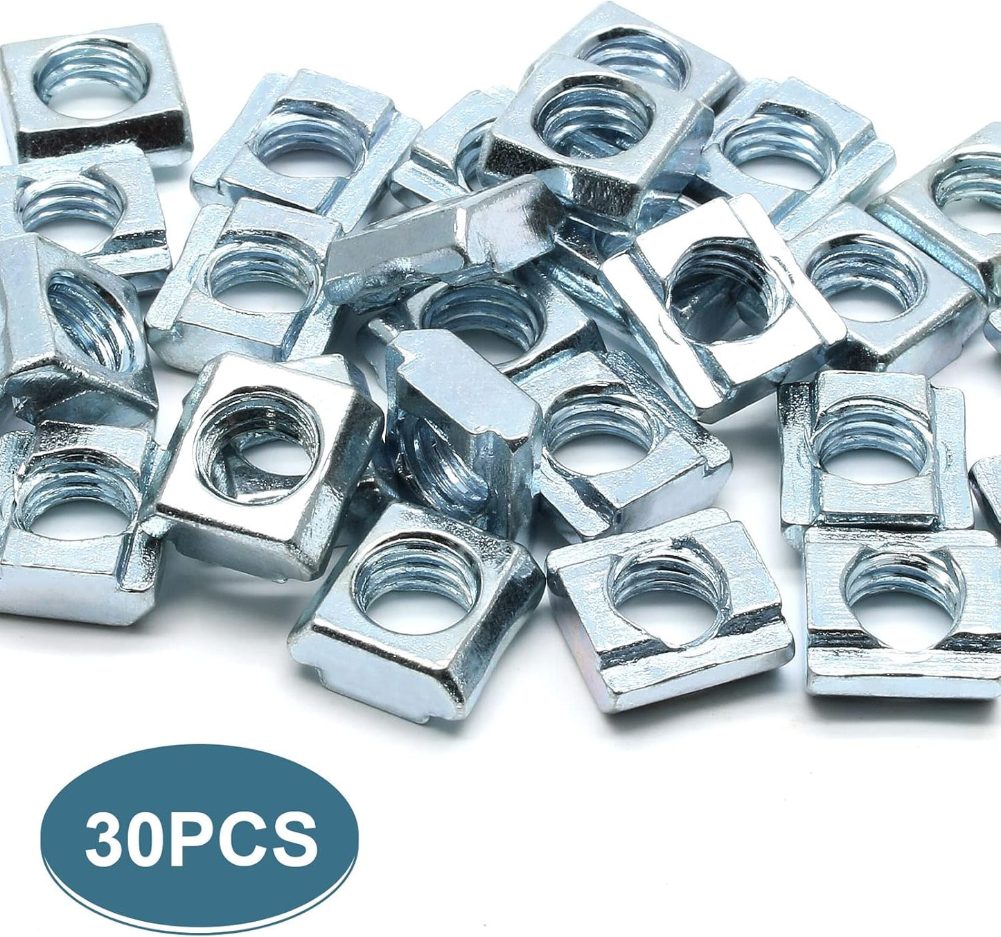 30pcs 2020 Series M6 T Nuts, Tee Sliding Slot Nuts Hammer Head Fastener Nut