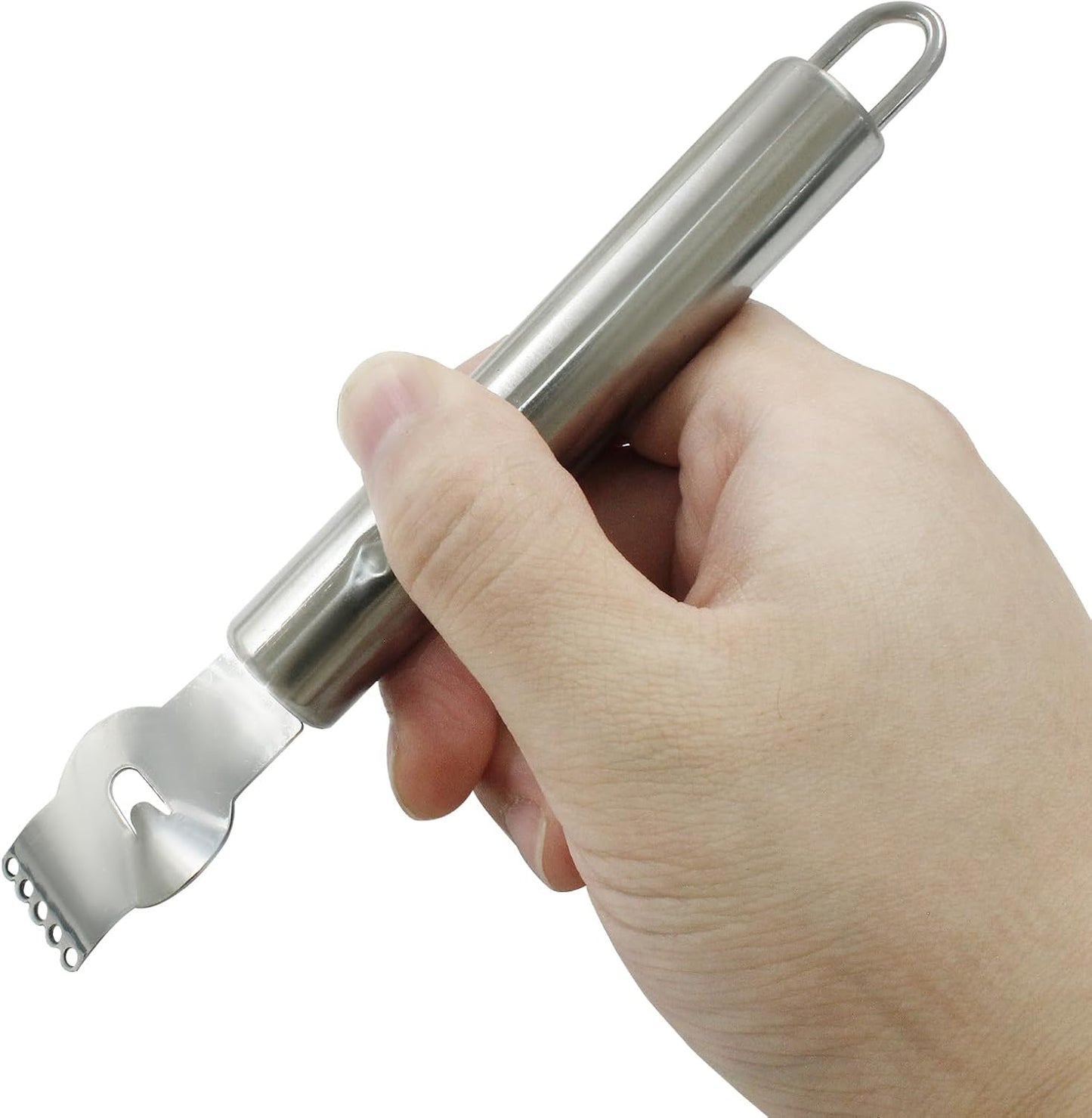 Lemon Zester Grater Stainless Steel Lemon Zester Tool with Channel Knife Orange Citrus Fruit Peeler