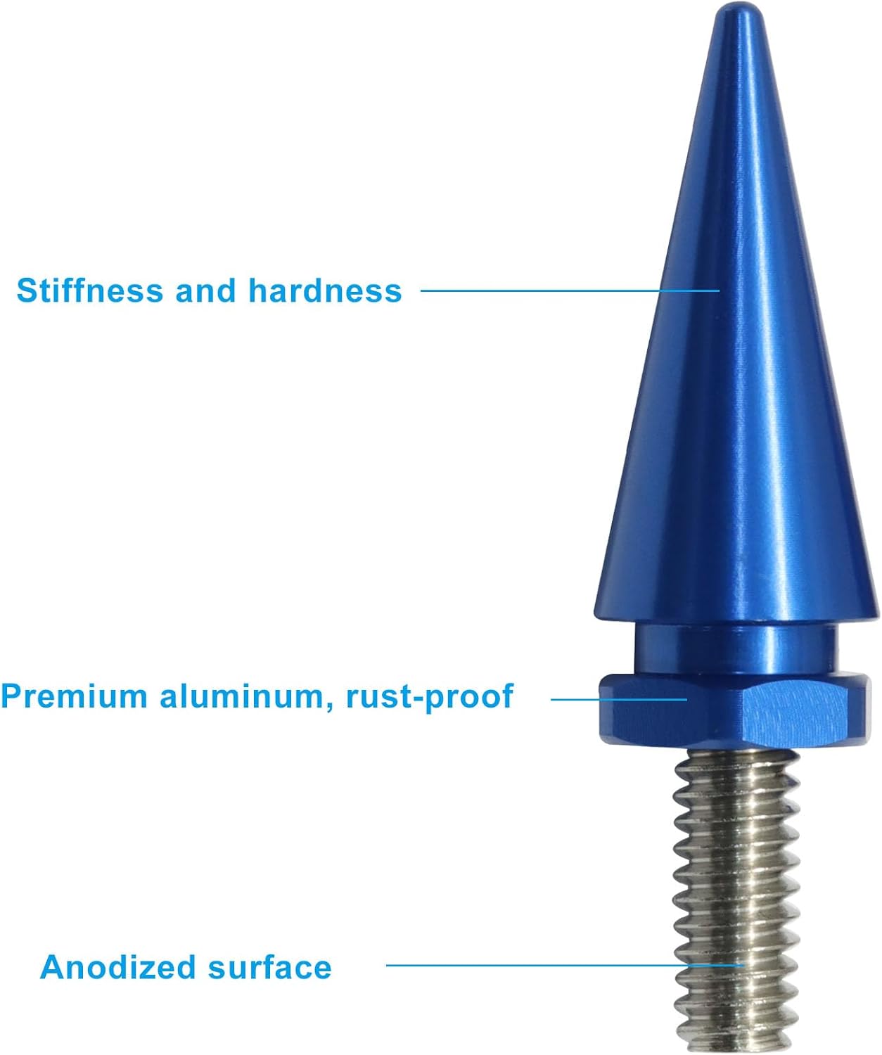 Windshield Bolts Blue Fairing Bolts, Windscreen Screws Kit Compatible for Street Glide, Electra Glide, Ultra Classic, Ultra Limited, Tri Glide Models