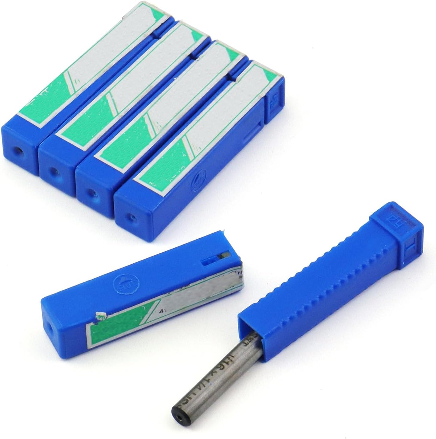 End Mill Cutter 1/16" Cutting Dia 1/4" Shank Dia 4 Flutes End Mill Drill Bit - 5pcs