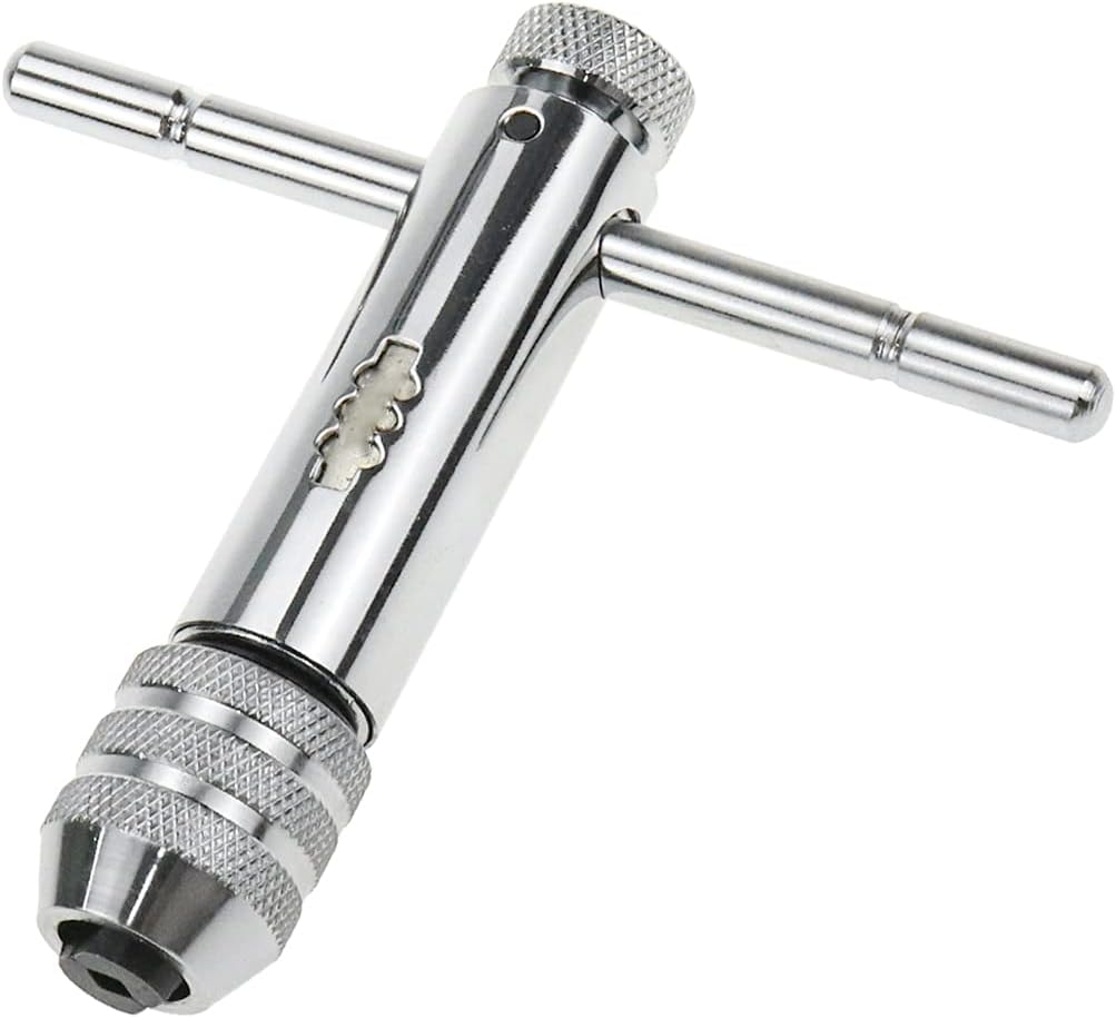 Ratchet Tap Wrench Adjustable T-Handle Tap Wrench Capacity Range M5-M12
