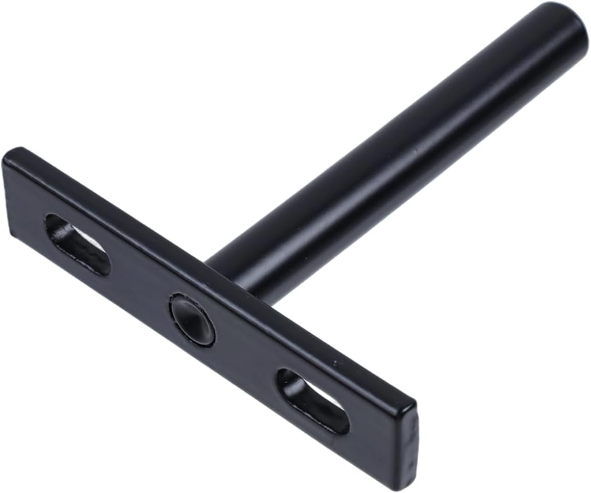 Floating Shelf Brackets 3-inch Heavy Duty Hidden Brackets Black Invisible Shelf Support for Floating Wood Shelves - 4pcs
