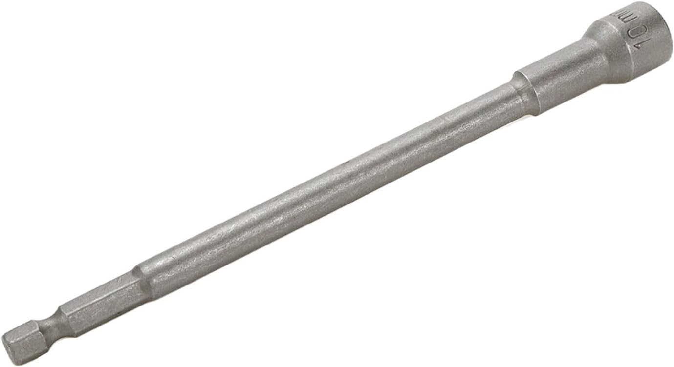 Hex Shank Magnetic Power Nut Driver Bit Set 10mm Hex Socket Extension Long Metric Hex Driver Bits -2pcs