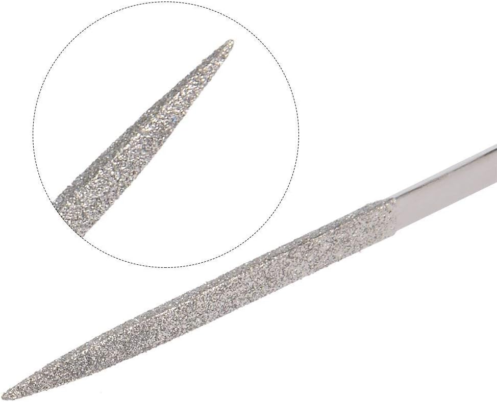 Triangle Diamond Needle Files 5.5"/140mm Length - 10pcs