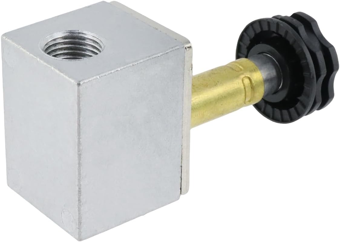 Electric Solenoid One Way Air Valve Body Aluminum Power-Off Vent Exhaust Valves Body for Air Compresspr