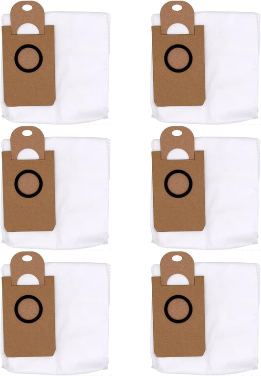 6 Pack Dust Bags for iHome AutoVac Nova Self Empty Robot Vacuum Replacement Accessory Parts