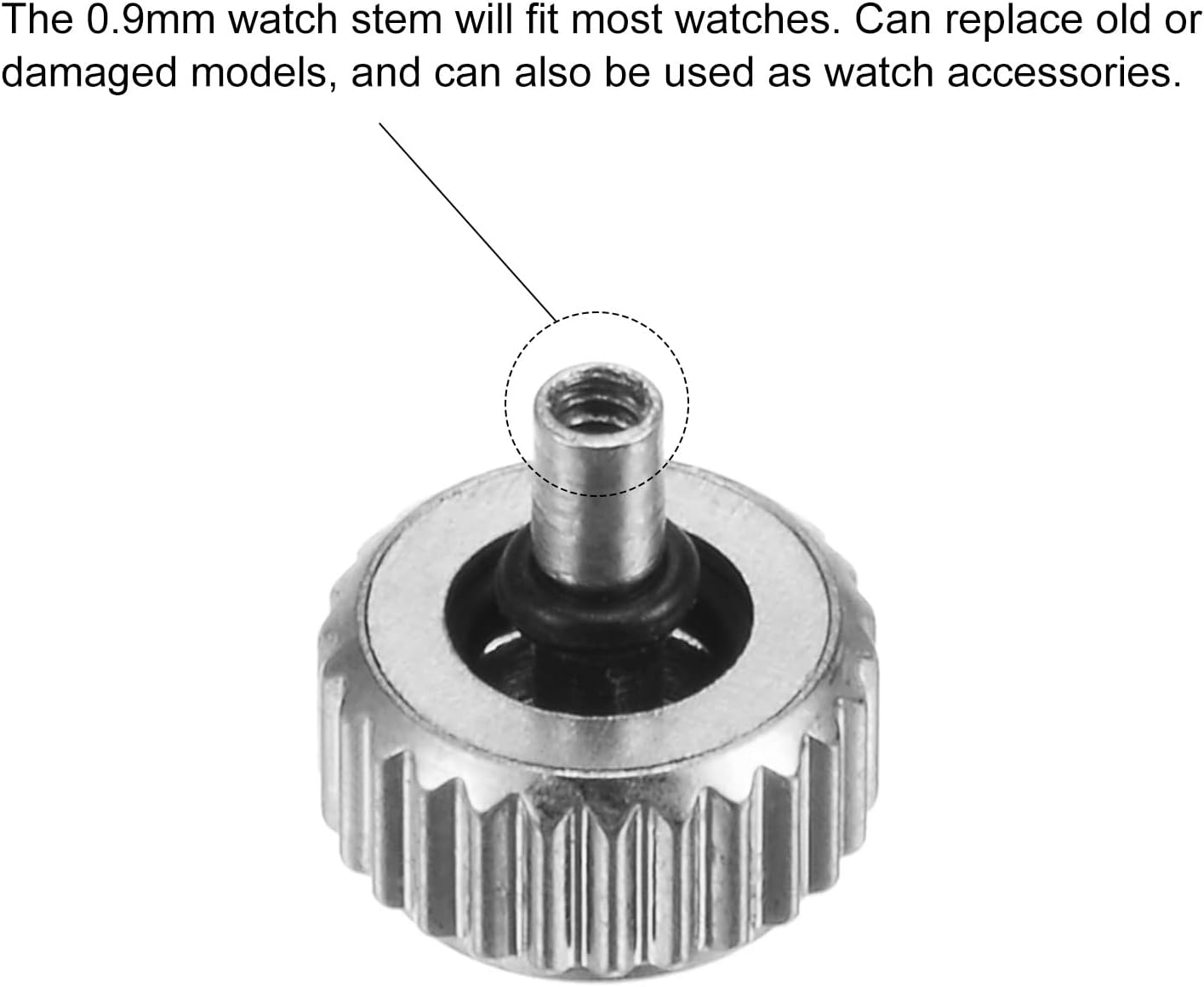 Watch Crown SUS304 w Head Long Stem