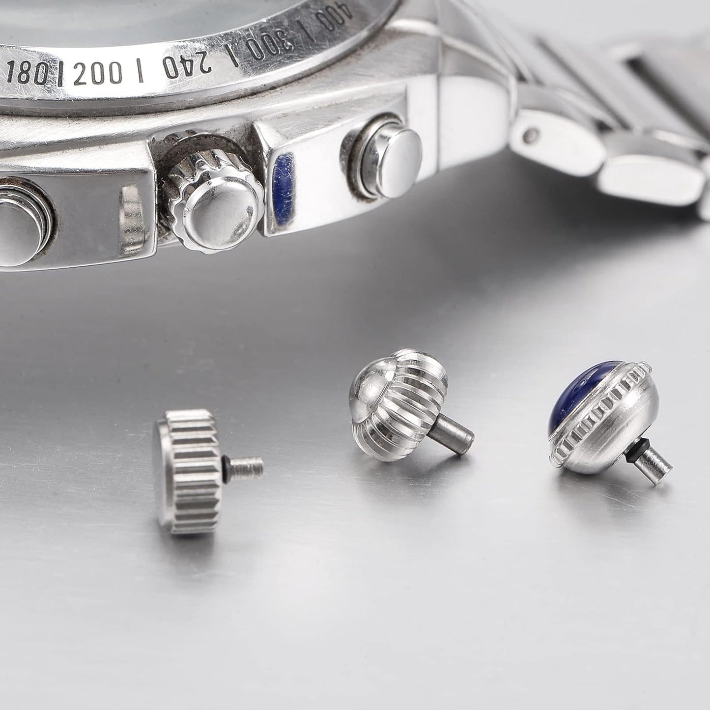 Watch Crown SUS304 w Head Long Stem