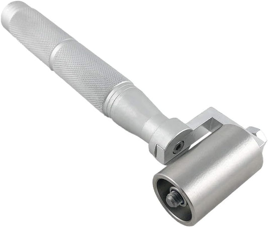1.5" Stainless Steel Home Wallpaper Seam Roller Wall Paper Construction Tool Seam Flat Roller Paint Tool
