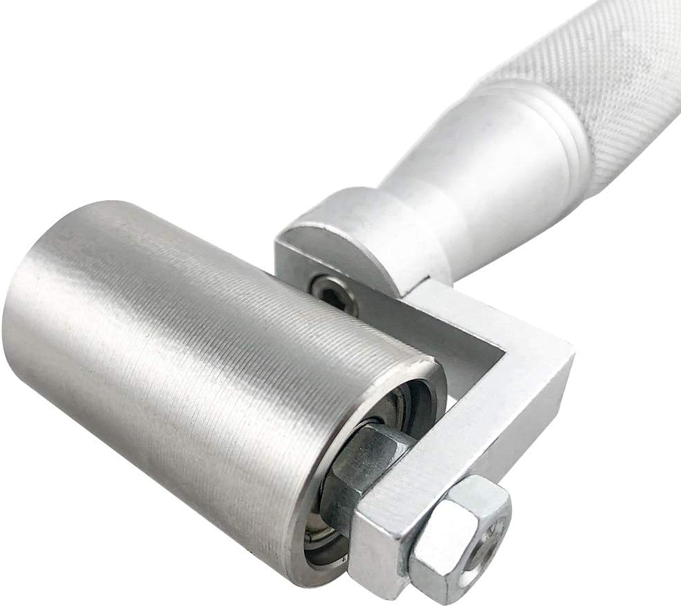 1.5" Stainless Steel Home Wallpaper Seam Roller Wall Paper Construction Tool Seam Flat Roller Paint Tool