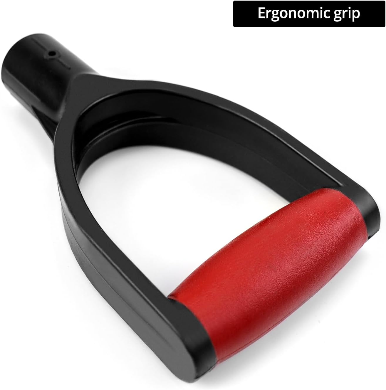 2 Pack 1-1/4" Polypropylene Plastic Spade Handle Shovel D Grip Handle for Digging Raking Tools