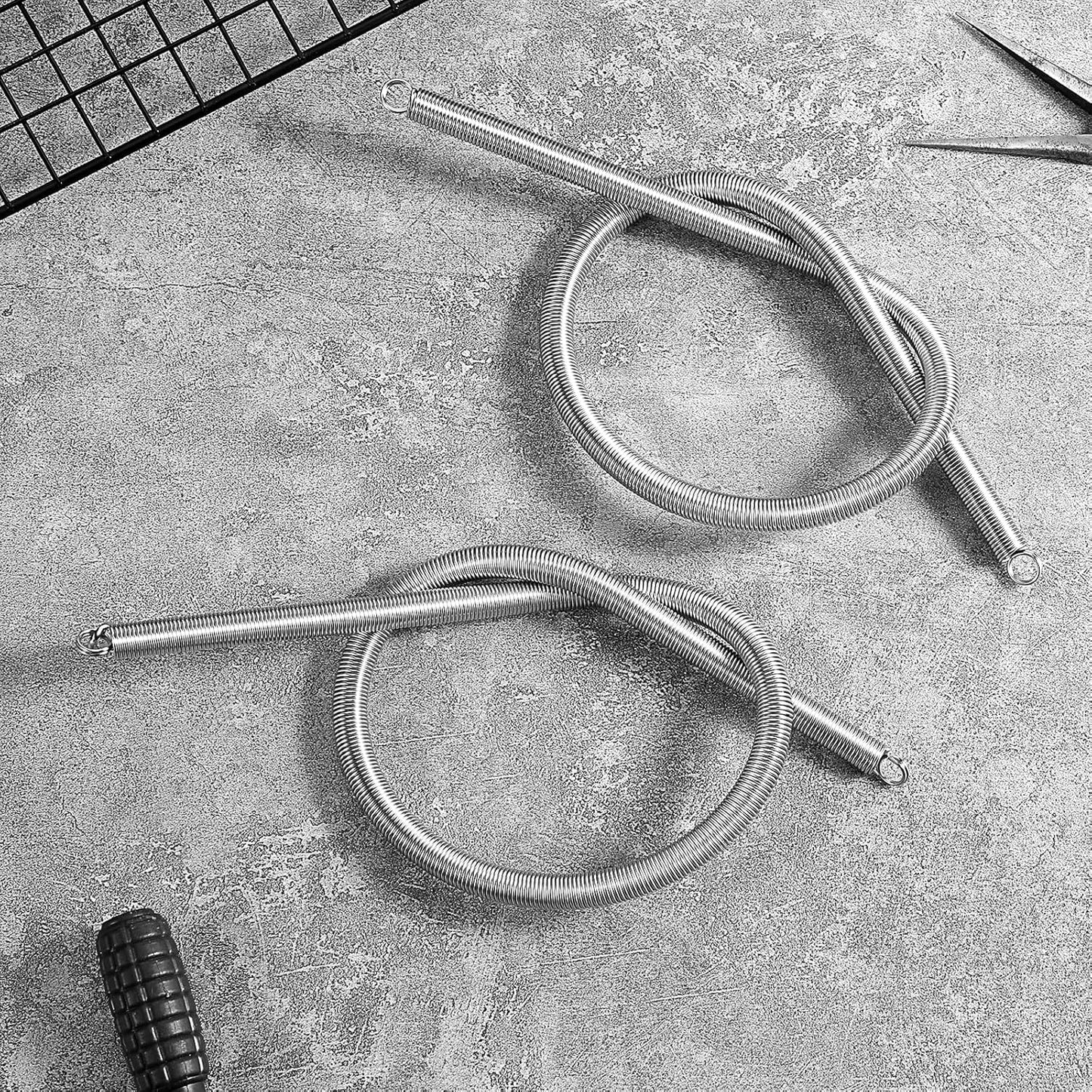 20 Inch Screen Door Spring, 2PCS Long Extension Spring Screen Door Closer Springs Self Closing Garage Door Springs Replacement Hardware for Light Storm and Screen Doors