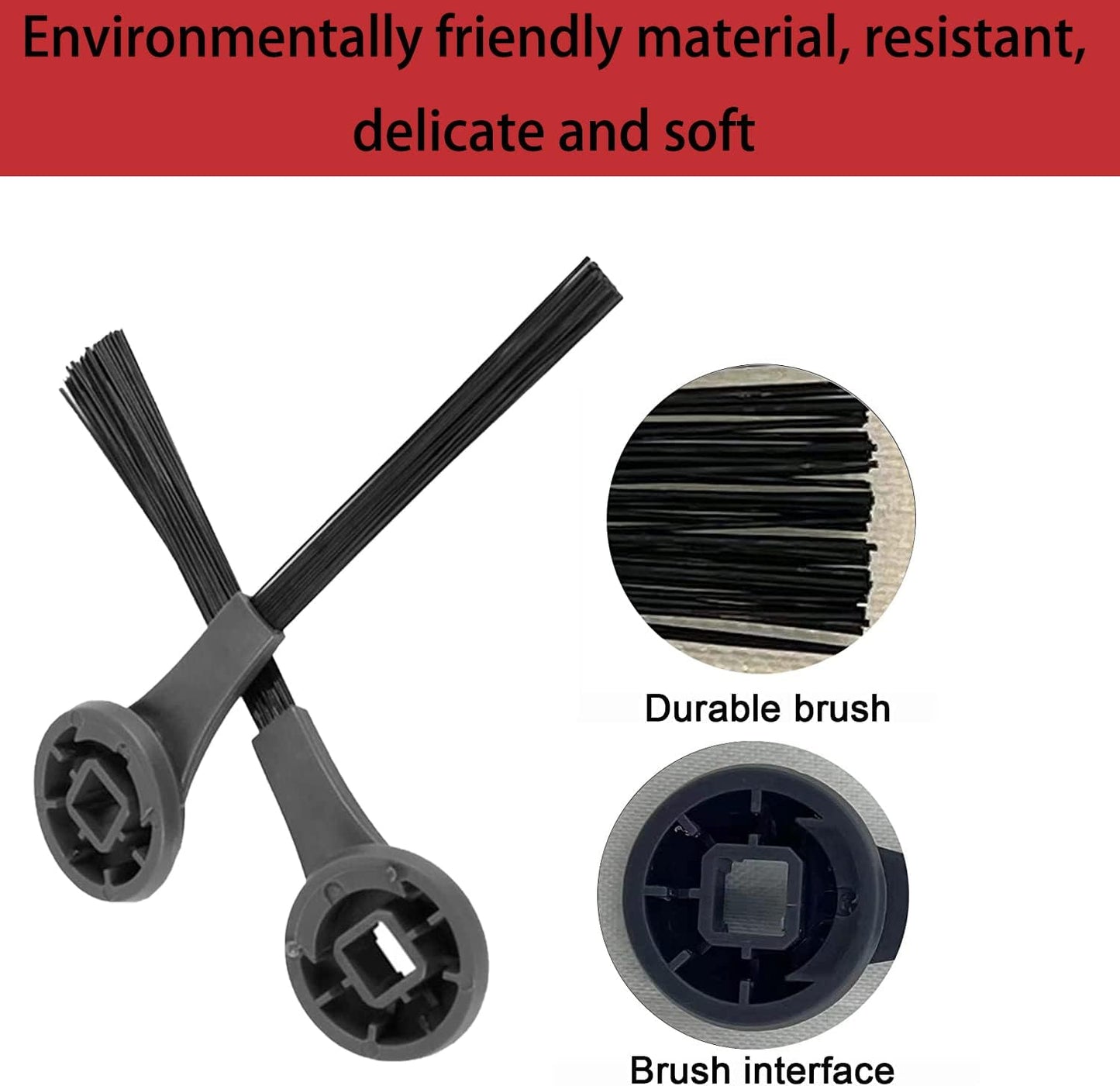 Side Brush for Shark AI AV2501S, AV2501AE, RV2502AE, RV2520AOUS, AV2510AOUS, RV2610WA, RV2610WD, RV2620WD Robotic Vacuum Cleaner Replacement Parts Accessories