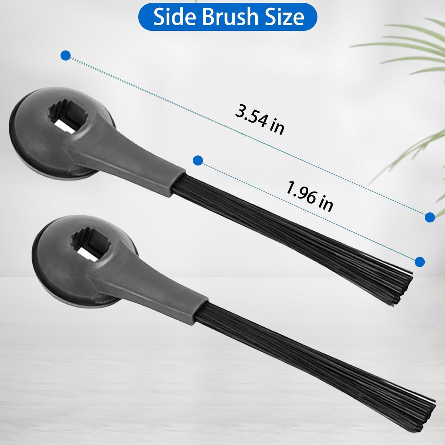 Side Brush for Shark AI AV2501S, AV2501AE, RV2502AE, RV2520AOUS, AV2510AOUS, RV2610WA, AV2610WA, RV2820ZE Robotic Vacuum Cleaner Replacement Parts Accessories - 10 Pack