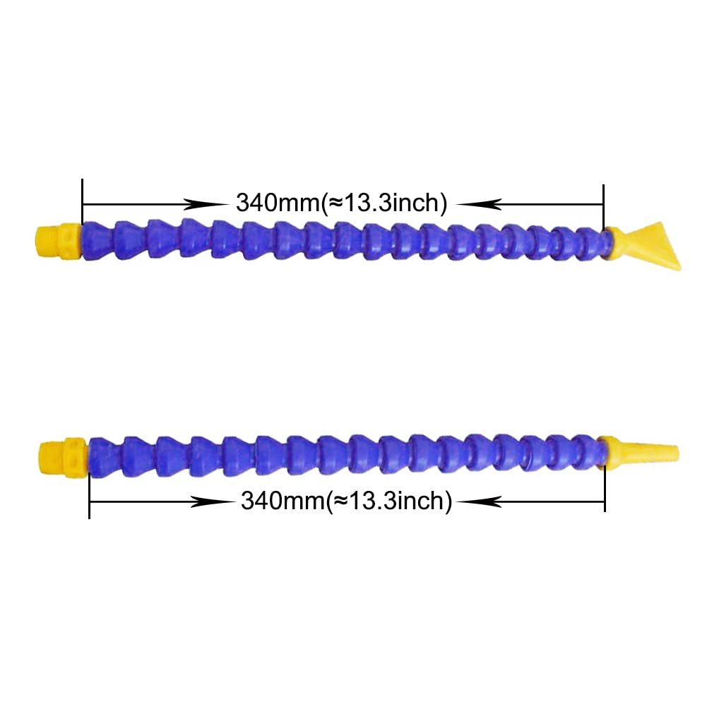 Coolant Hose Assembly Kit 1/4" Thread Acetal Copolymer (Pack of 2)