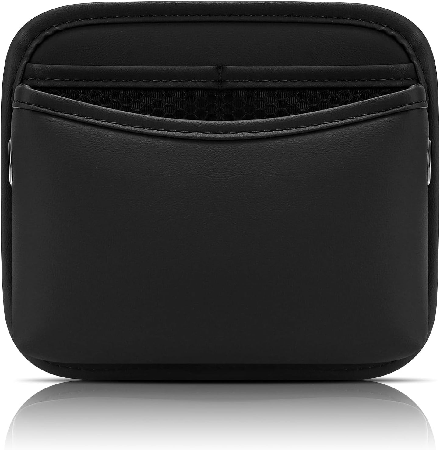 Car Seat Side Pocket Organizer, PU Leather Pouch Bag for Car Seat, Door, Window, Console, Registration Wallet Cards Trash Phone Sunglasses Holder Pocket for Auto