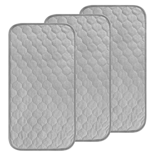 3 Pack Waterproof Changing Pad Liners, Reusable Portable Diaper Changing Pad Covers