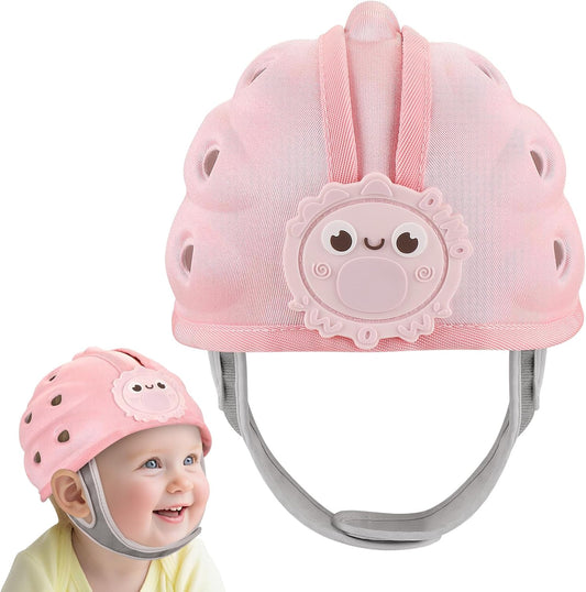Baby Head Protector Helmet for Crawling and Walking, Toddler Safety Helmet Cute Infant Headguard Soft Cushion, Breathable Kids Protective Caps for Girls 6–24 Months, Ultra-Lightweight