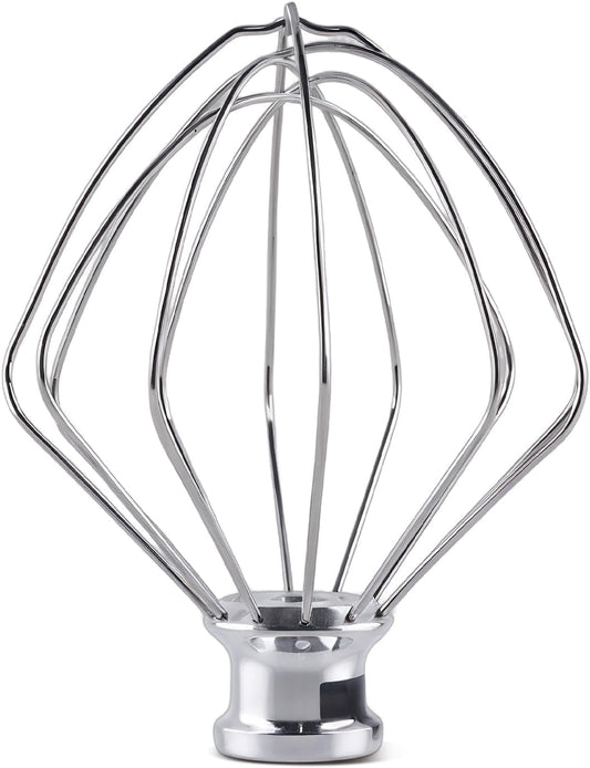 Stainless Steel K45WW Wire Whip, Attachments Fits for KitchenAid 4.5 5 Quart Tilt-Head Stand Mixer, Egg Stirrer, Cream Beater, Cakes Mayonnaise Whisk Kitchen aid Accessories