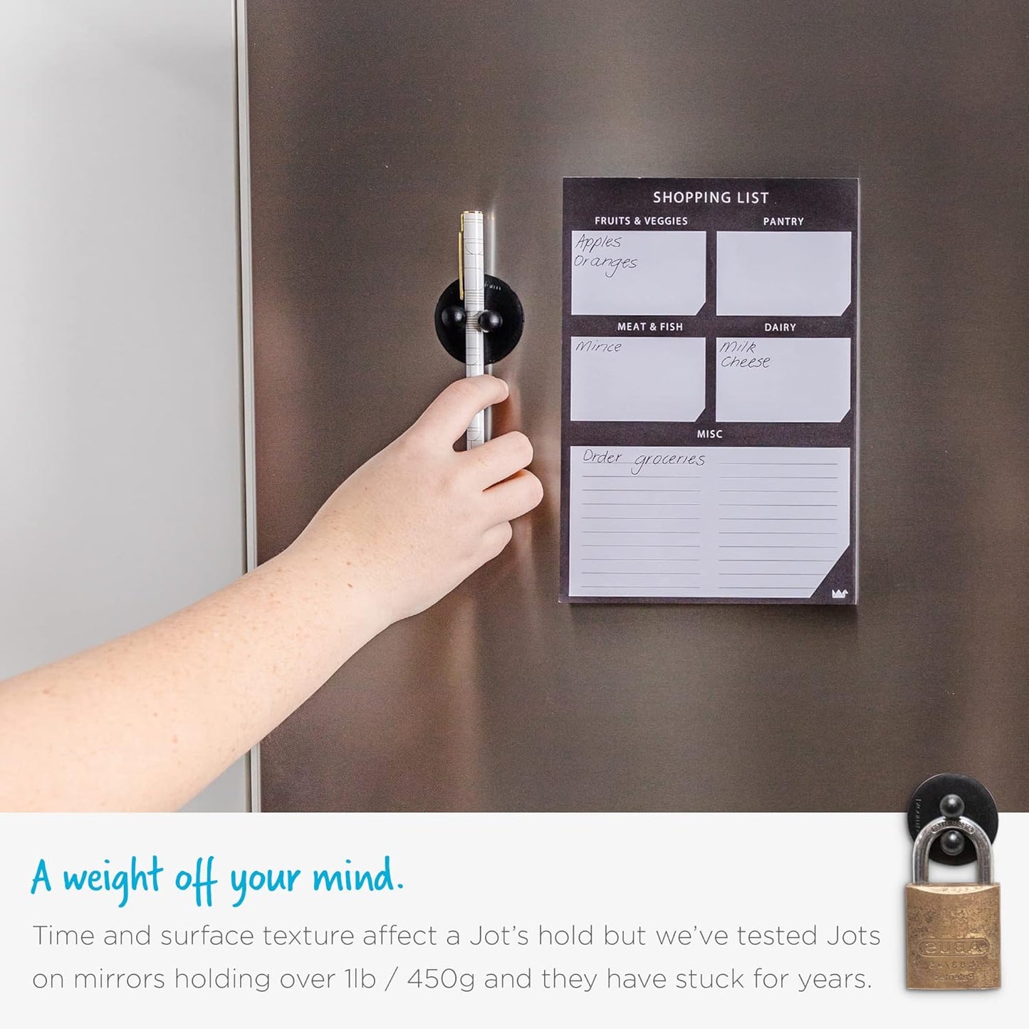 Jot Super Strong, Everyday, Multi-Purpose PVC Suction Hooks & Holders - Pack of 4, Clear