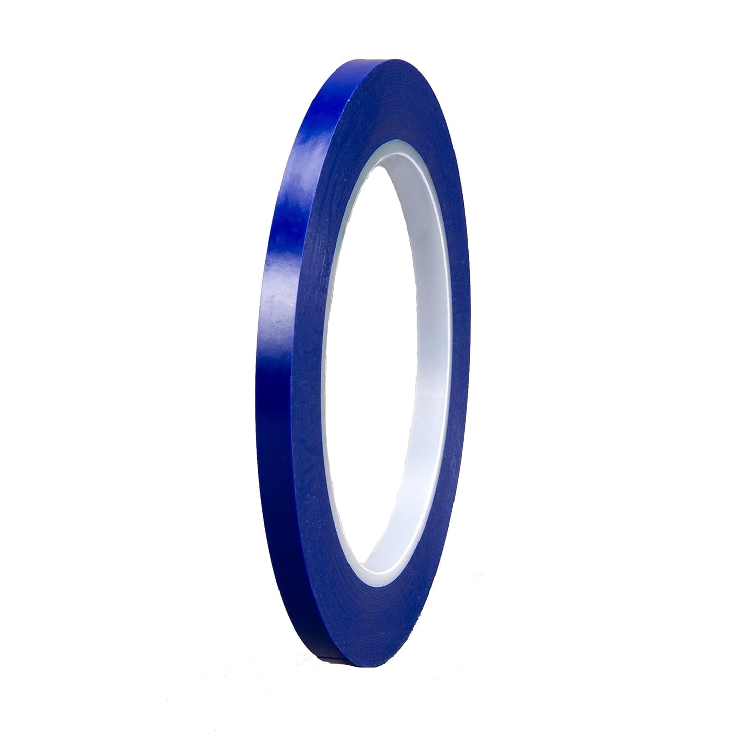 Vinyl Tape 471+, 1/4 in x 36 yd, Indigo, 1 Roll, Fine Line Tape for Paint Masking Striping, Color Separation and Complex Designs, High-Temperature, Stretch