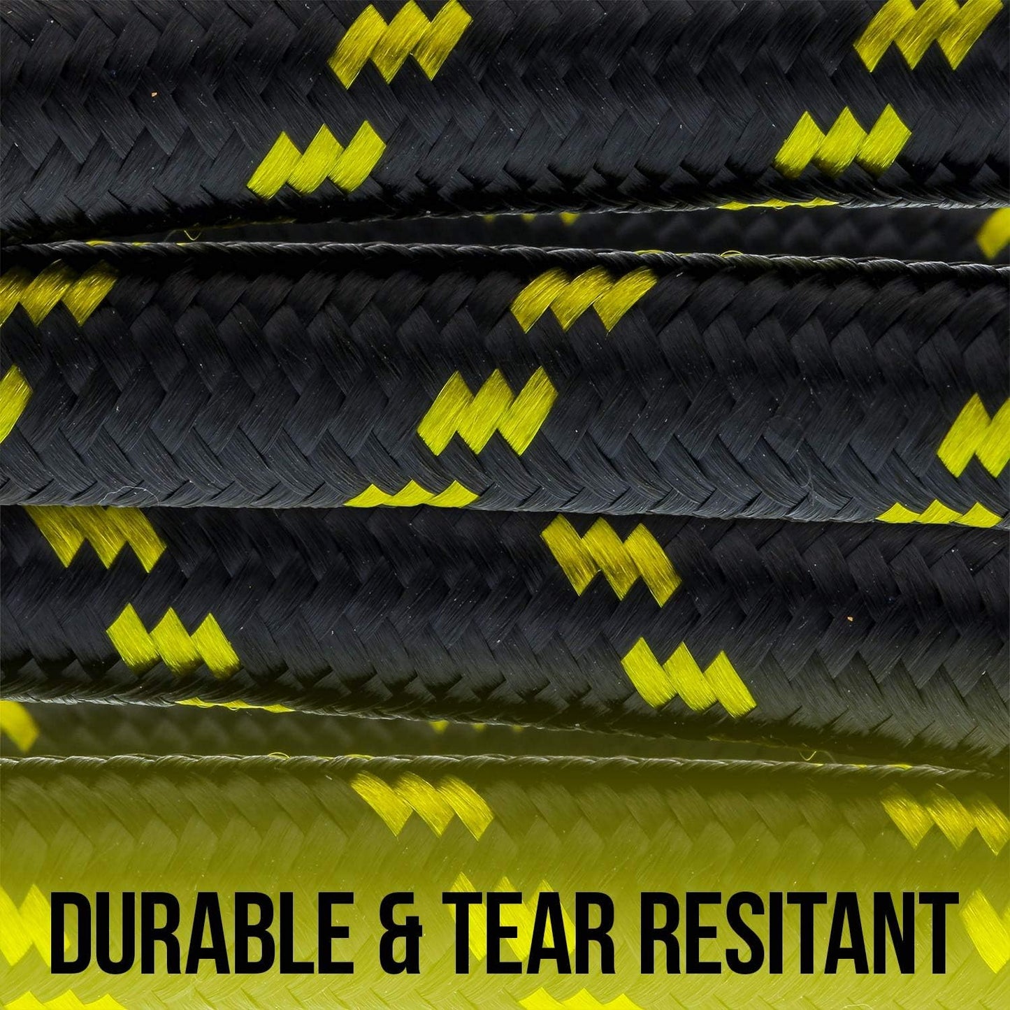 Premium 10 Foot Nylon Braided Airbrush Hose with Standard 1/8" Size Fittings on Both Ends (Hose Color May Vary)