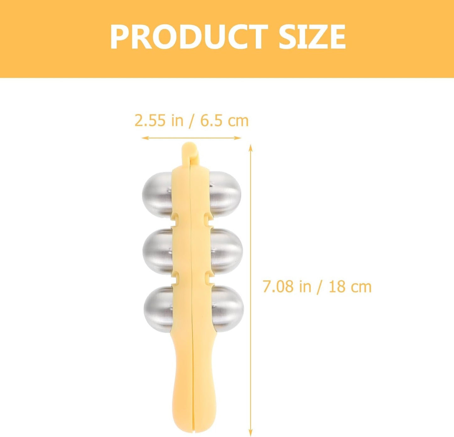 Stainless Steel Rice Ball Maker Set Triangle Sushi Mold with Rice Paddle Non-Stick Riceball Shaker Tool Yellow