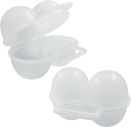 2 Pack 2-Egg Portable Camping Egg Holder for Fridge