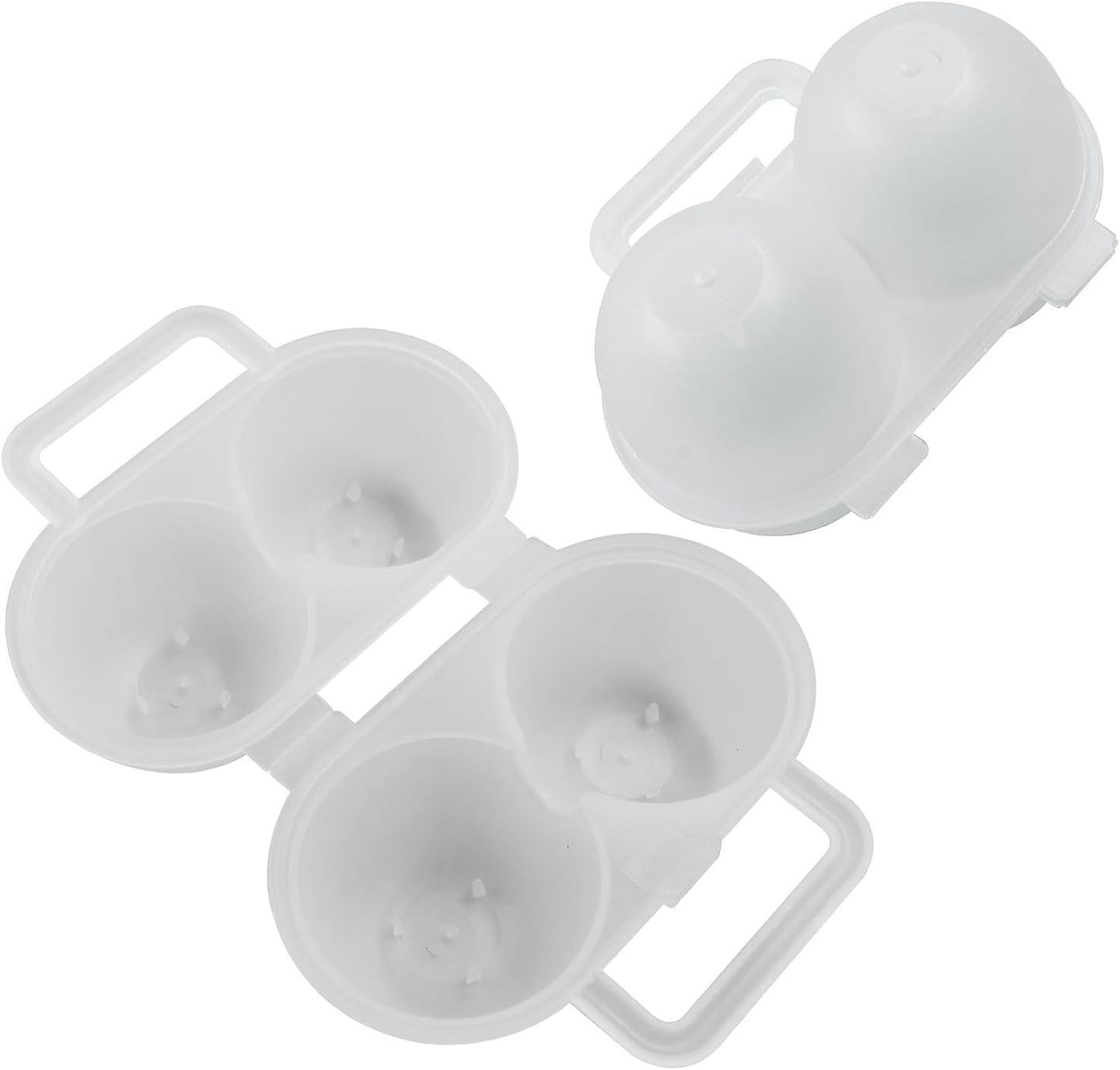 2 Pack 2-Egg Portable Camping Egg Holder for Fridge