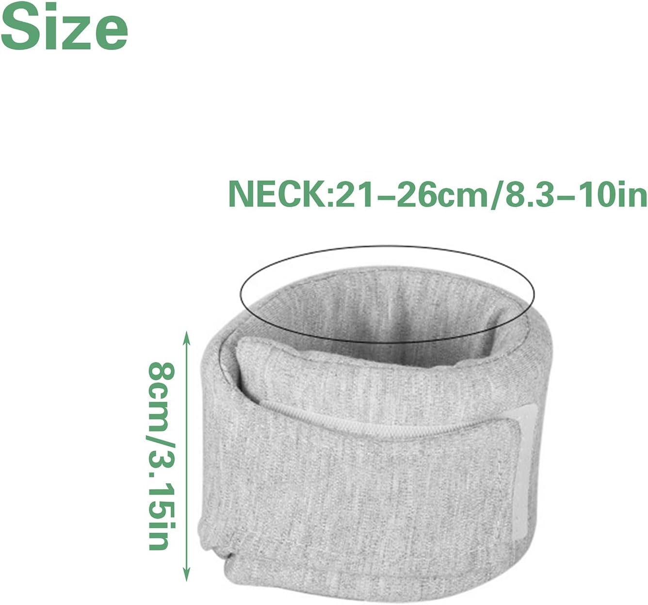 Soft Protective Collar for Cats & Small Dogs - Comfortable Adjustable (21-26 cm) - Set of 1
