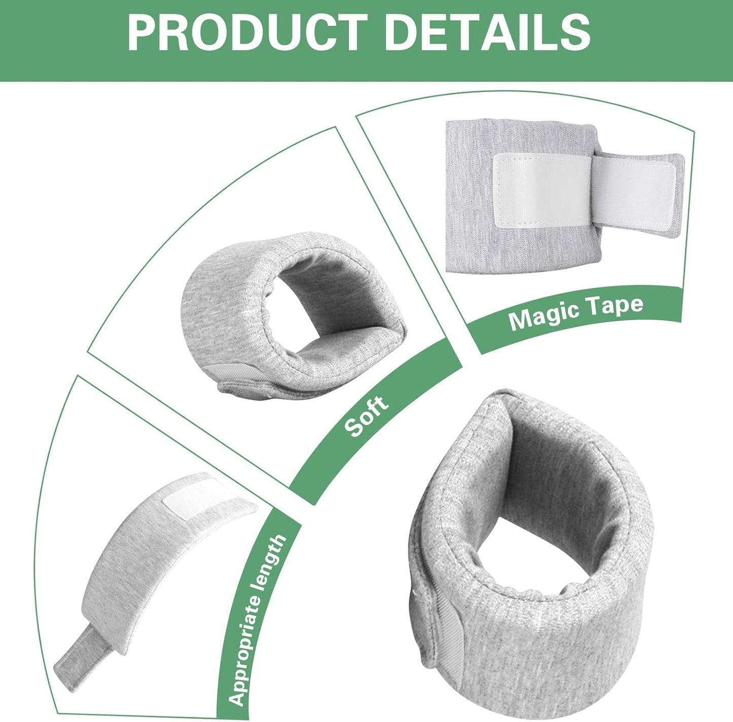 Soft Protective Collar for Cats & Small Dogs - Comfortable Adjustable (21-26 cm) - Set of 1