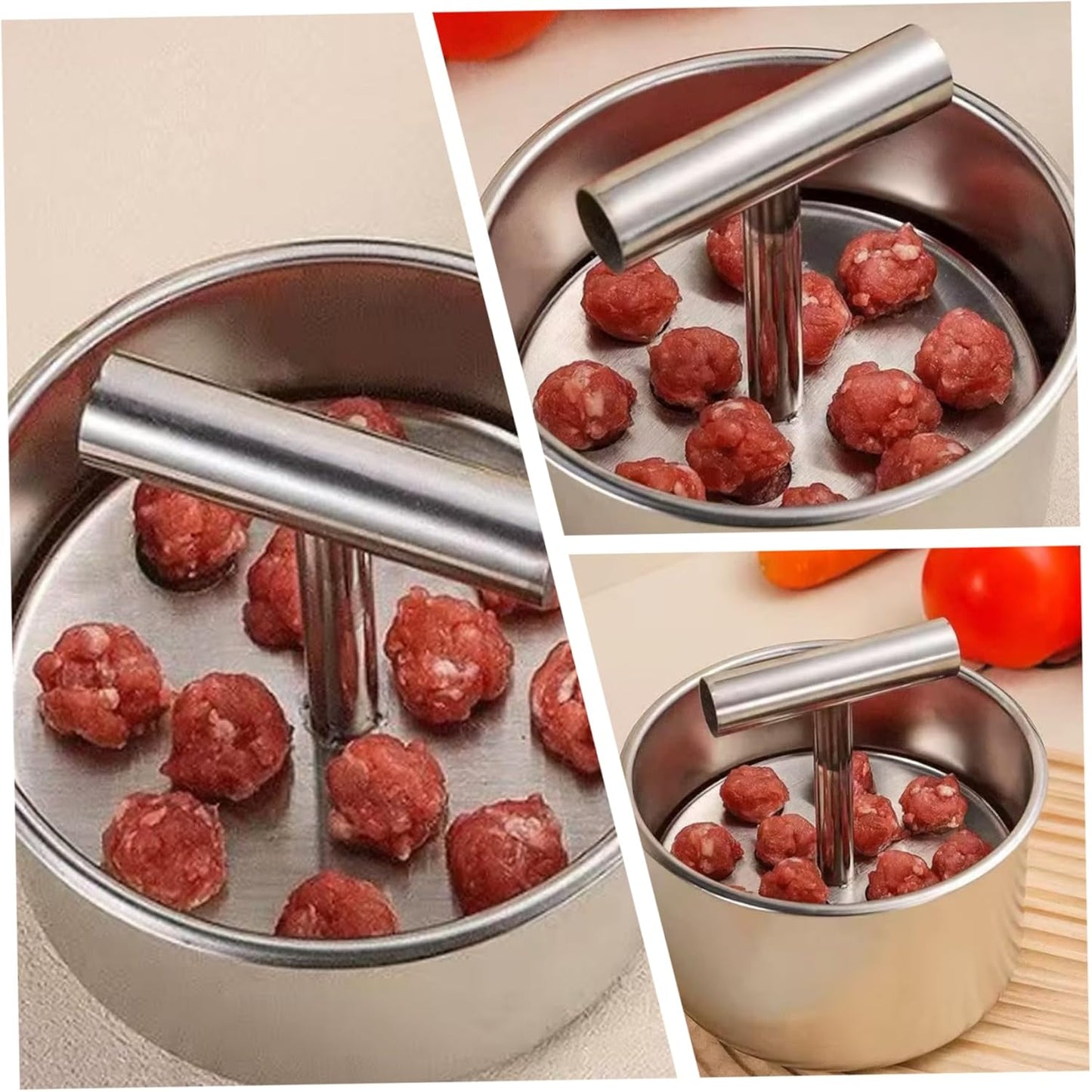 Stainless Steel Meatball Maker Scoop Silver 1 Piece